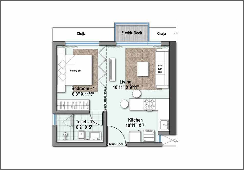 1 BHK